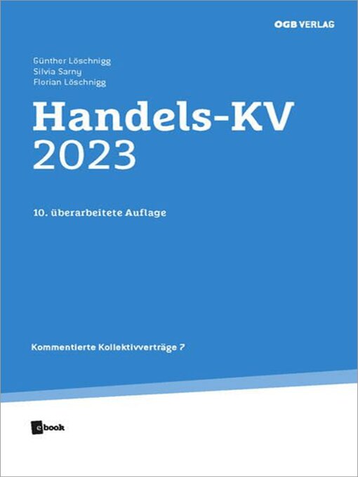 Cover image for Handels-KV 2023